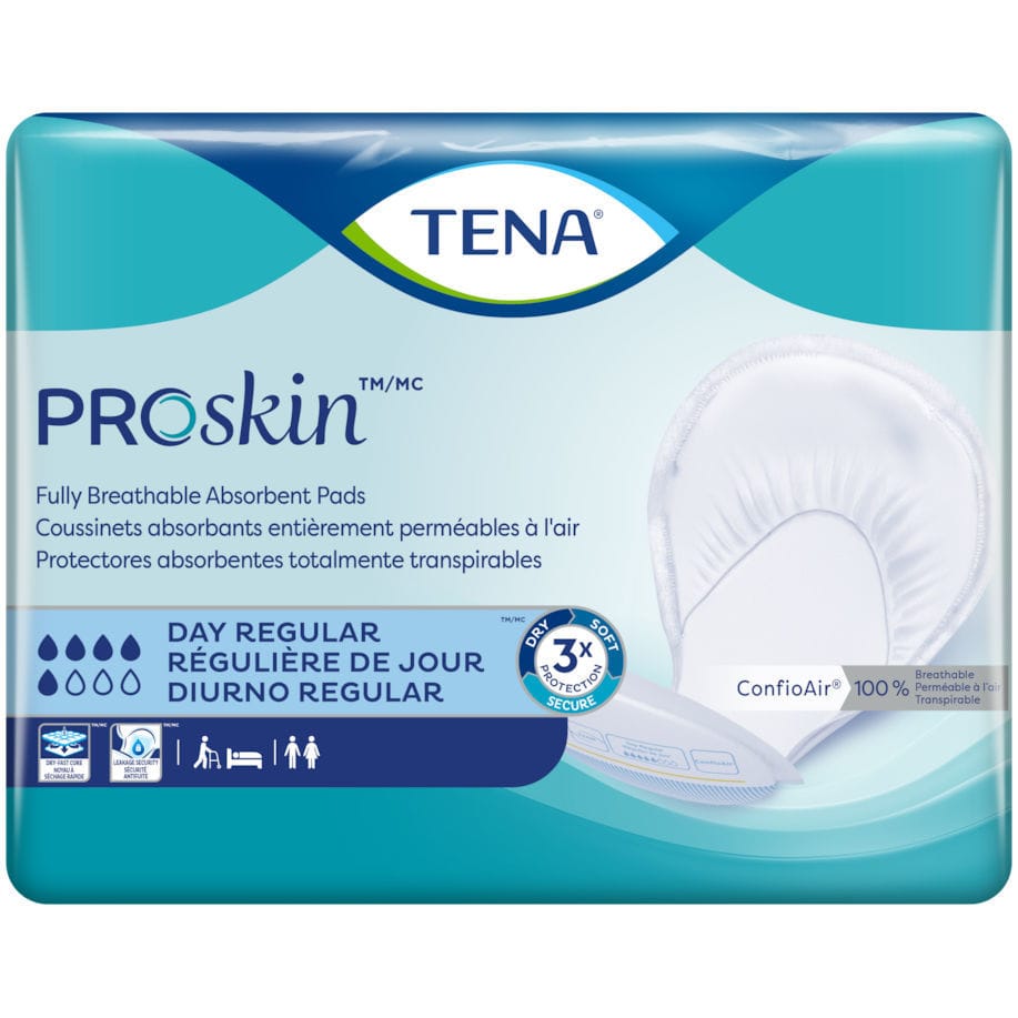 Гигиеническая прокладка для взрослых - PROSKIN DAY REGULAR - TENA - дышащая