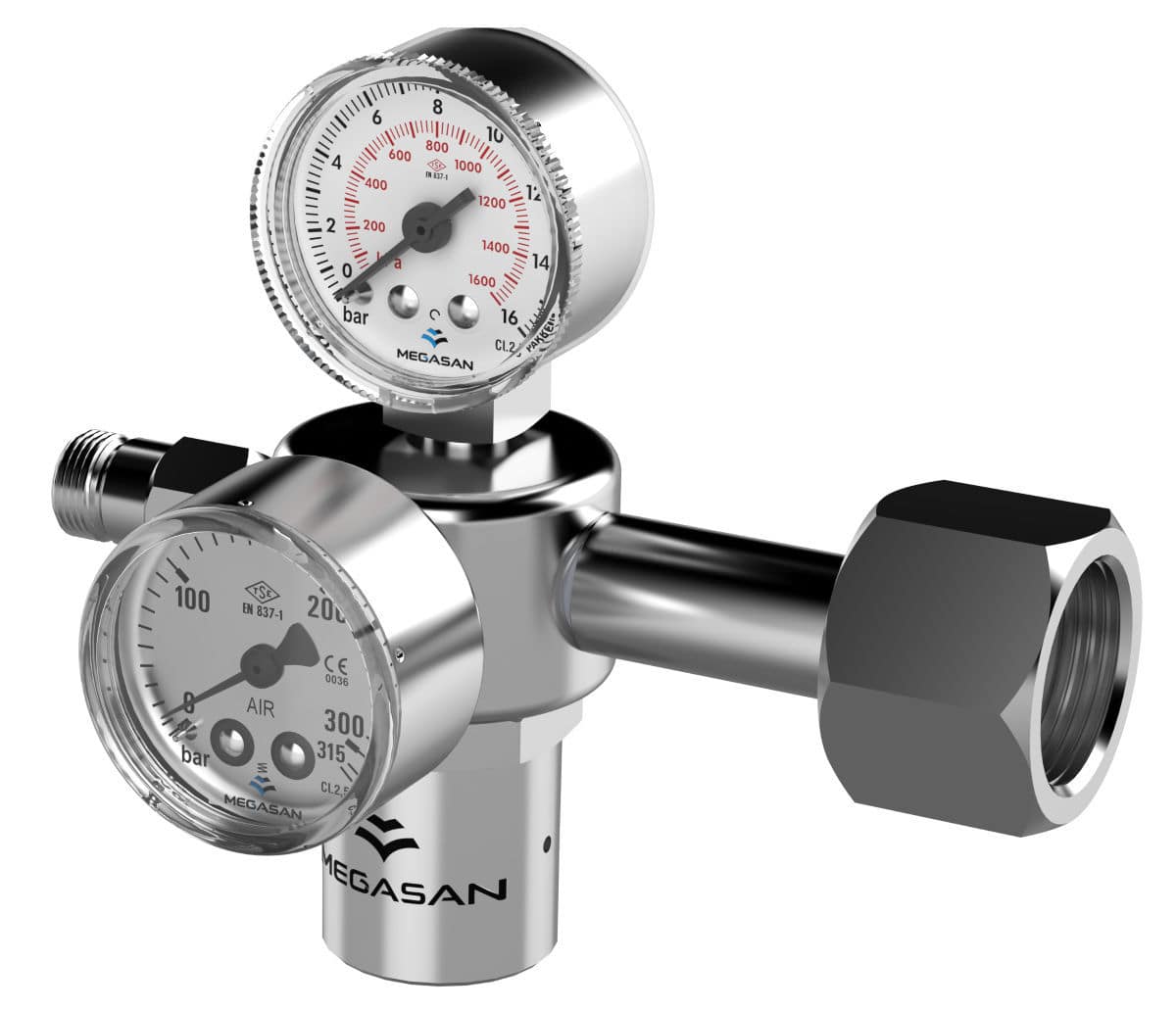 Редуктор для кислорода - MG-TC - Megasan Medical Gas Systems - CO2 ...