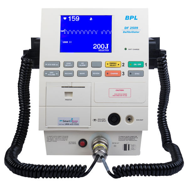 Внешний дефибриллятор с ручным приводом - DF 2509/R - BPL Medical ...