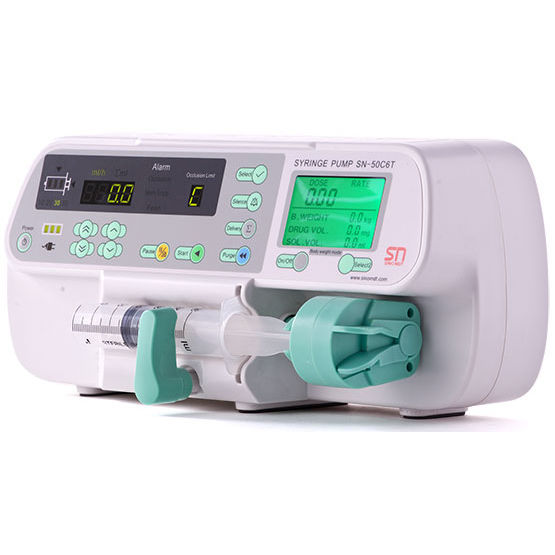 Шприцевой насос 1 канал - SN-50C6/C66(R) - Sino Medical-Device ...