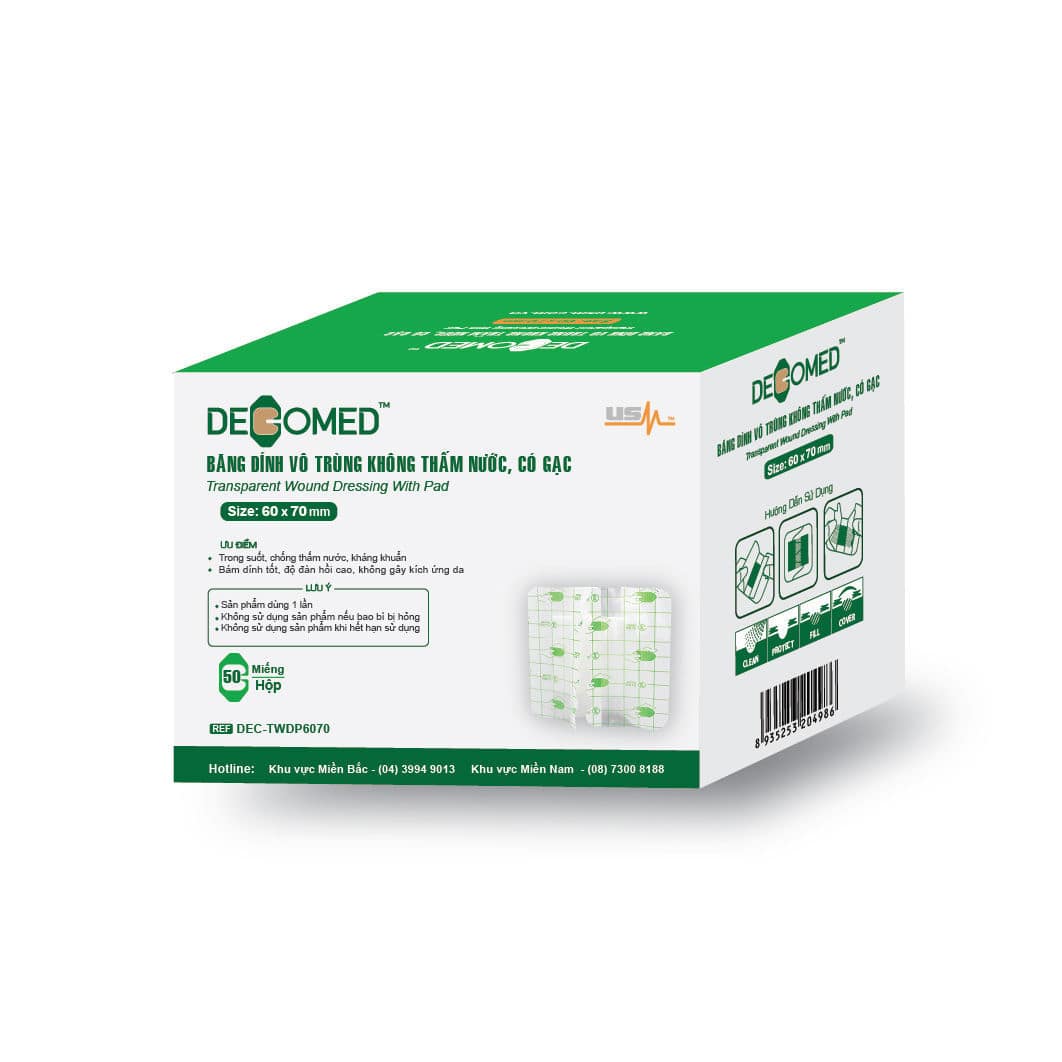 Средство для обработки ран повязка - DECOMED - USM Healthcare Medical ...
