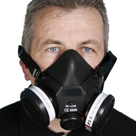 Защитная полумаска - 300 E - RSG Safety - со сменными фильтрами ...
