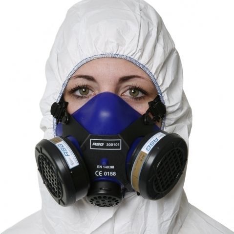 Защитная полумаска - 300 S - RSG Safety - со сменными фильтрами ...