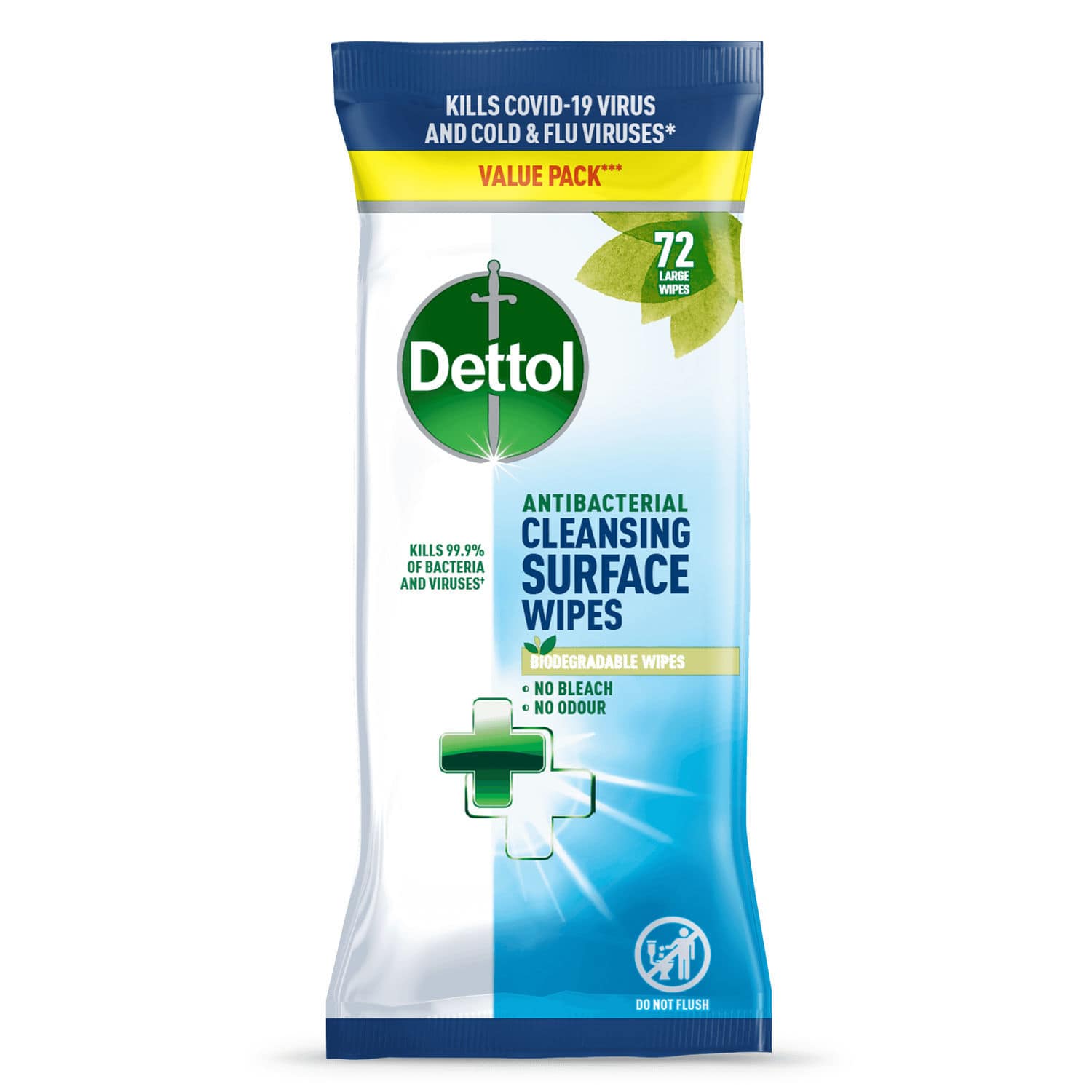 Очищающие салфетки для полов и поверхностей - Dettol