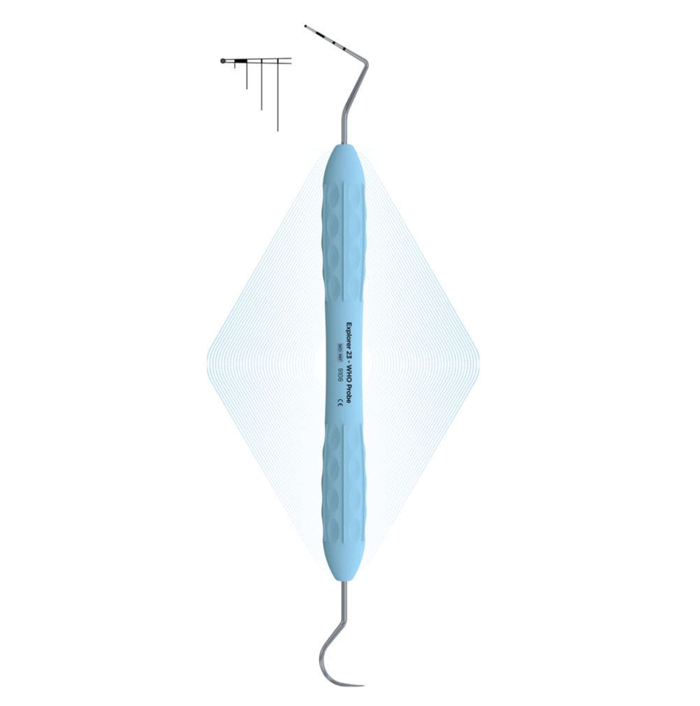 Пародонтальный стоматологический зонд - 23-WHO CP - ergo denta ...