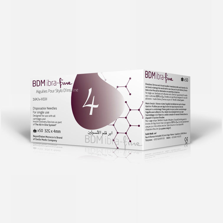 Игла для инъекции инсулина - Ibra Fine - MEDISEC Healthcare ...