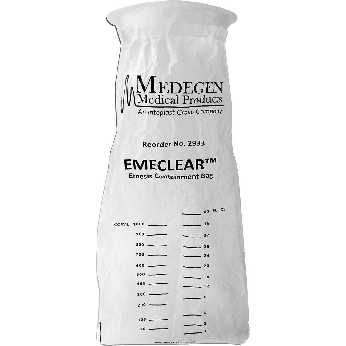 Пакет для рвотных масс из пластика - 2933 - Medegen Medical Products