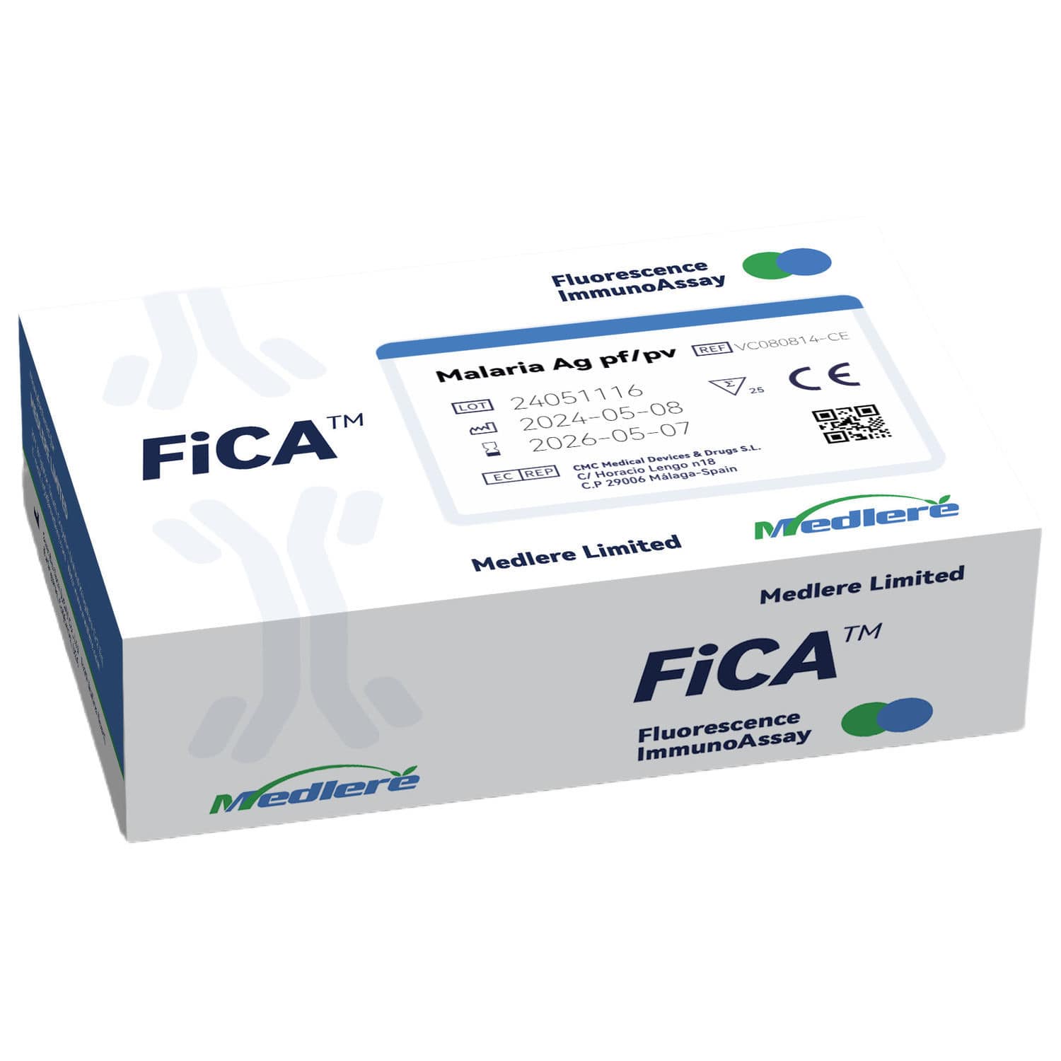 Набор для теста на малярию - FiCA™ - Medlere Limited - на антигены ...