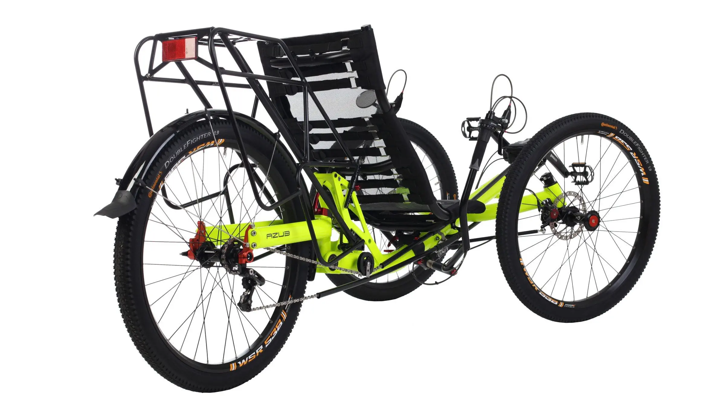 Лежачий трехколесный велосипед с педалями - TRIcon GR - Azub Bike