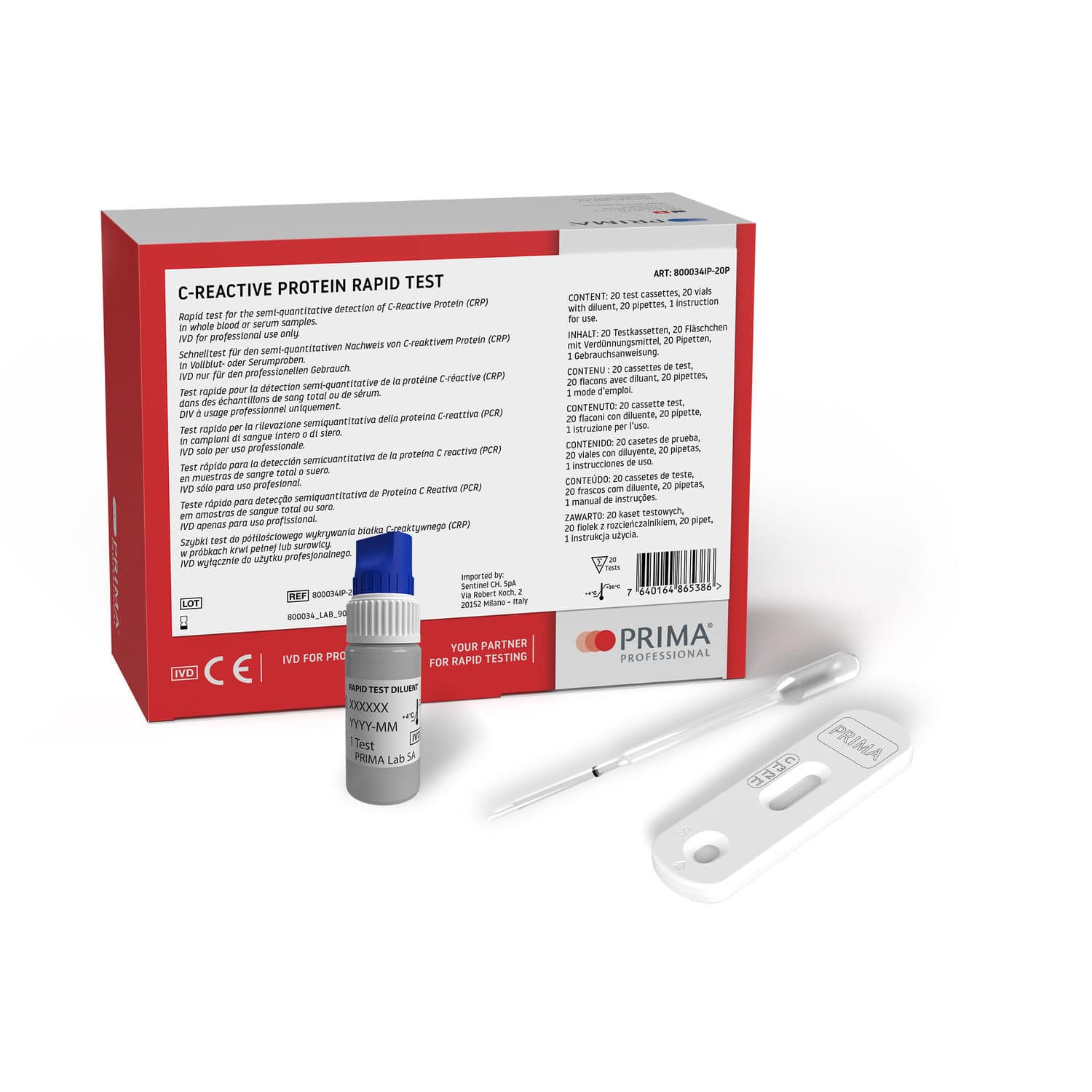 Экспресс-тест инфекции - 800034IP-20P - SENTINEL DIAGNOSTICS - С ...