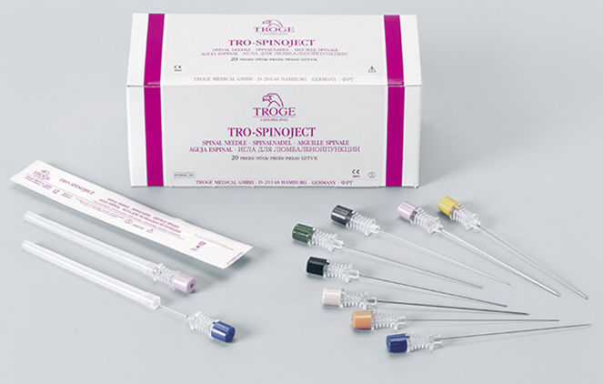 Игла для пункций - TRO-SPINOJECT - Troge Medical - спинальной анестезии ...