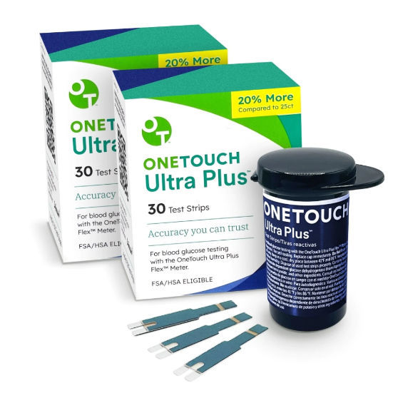 Тест-полоска для диабета - OneTouch Ultra Plus™ - Lifescan - гликемии ...