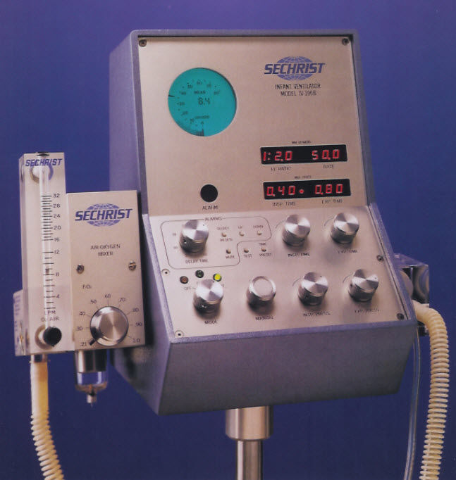 Аппарат ИВЛ для реанимации - IV-100B - Sechrist Industries - неонатальный