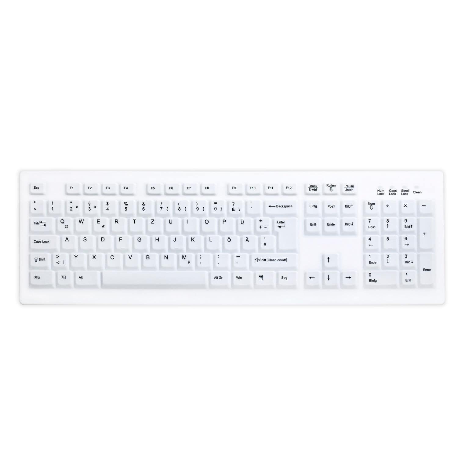 Медицинская клавиатура с цифровым блоком клавиатуры - AK-C8100 - Active ...