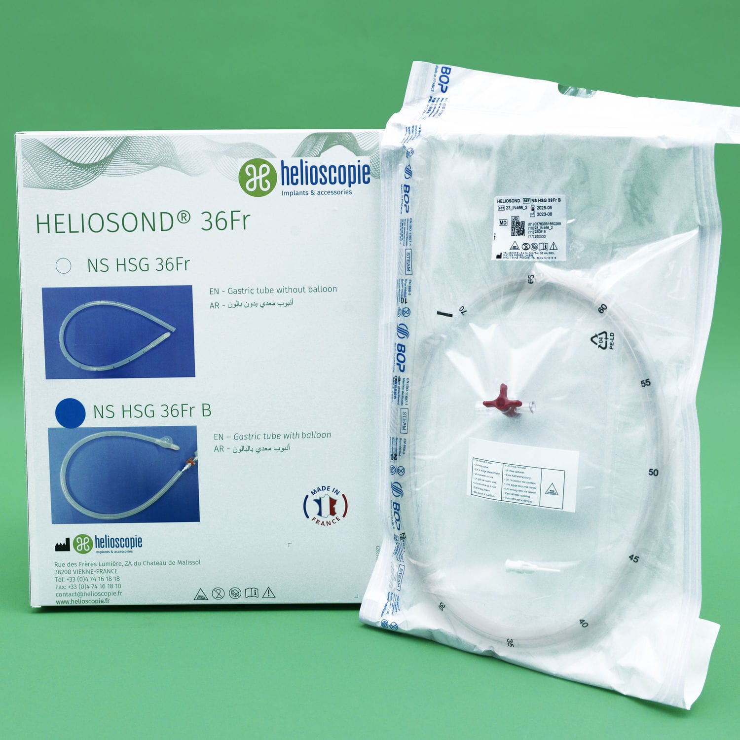 Калибровочный зонд для желудка шунтирование желудка - Heliosond HSG NS ...