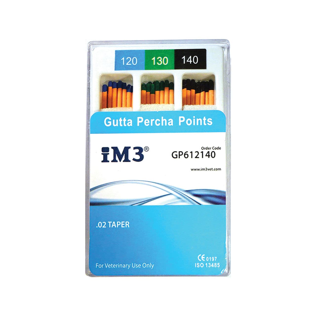 Гуттаперчевый штифт для ветеринарной стоматологии - GP612140 - iM3