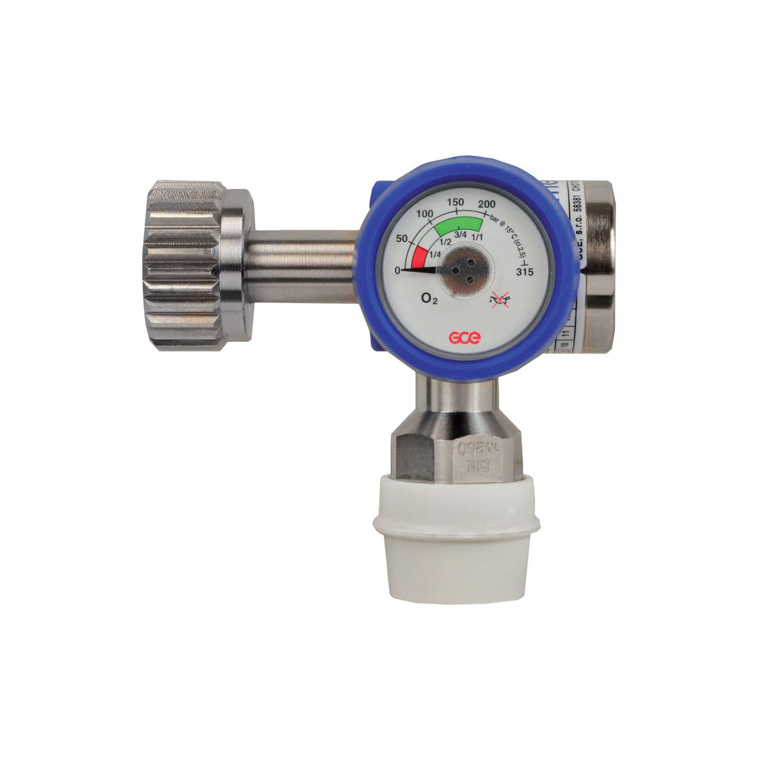 Воздушный редуктор - MEDIREG® II - GCE Group - O2 / N2O / гелий