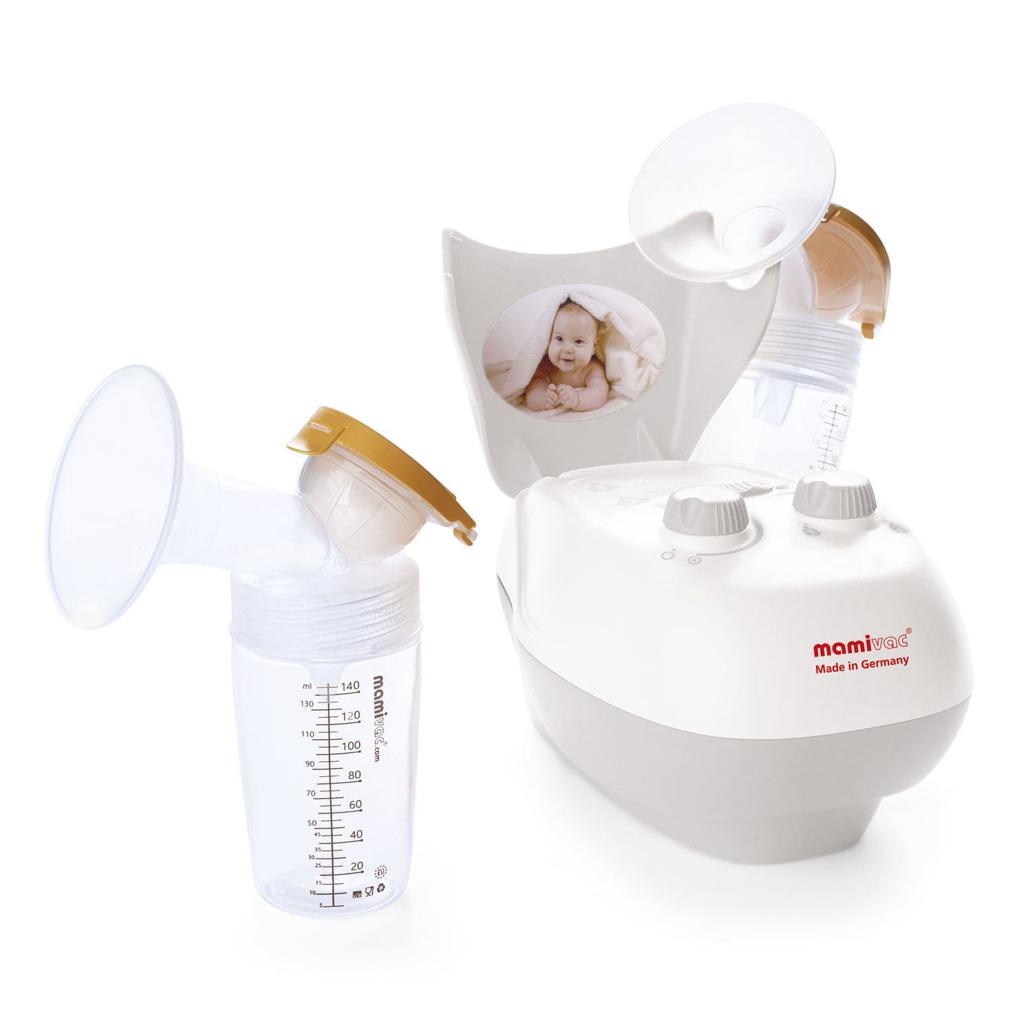 Электрический молокоотсос - mamivac® LACTIVE - Kimetec GmbH - с двойным ...