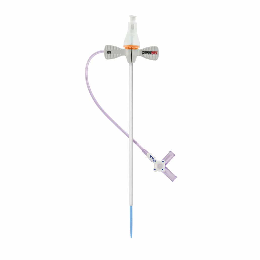 Сосудистый интродьюсер - Adelante SafeSheath II® - Oscor - расщепляемый ...