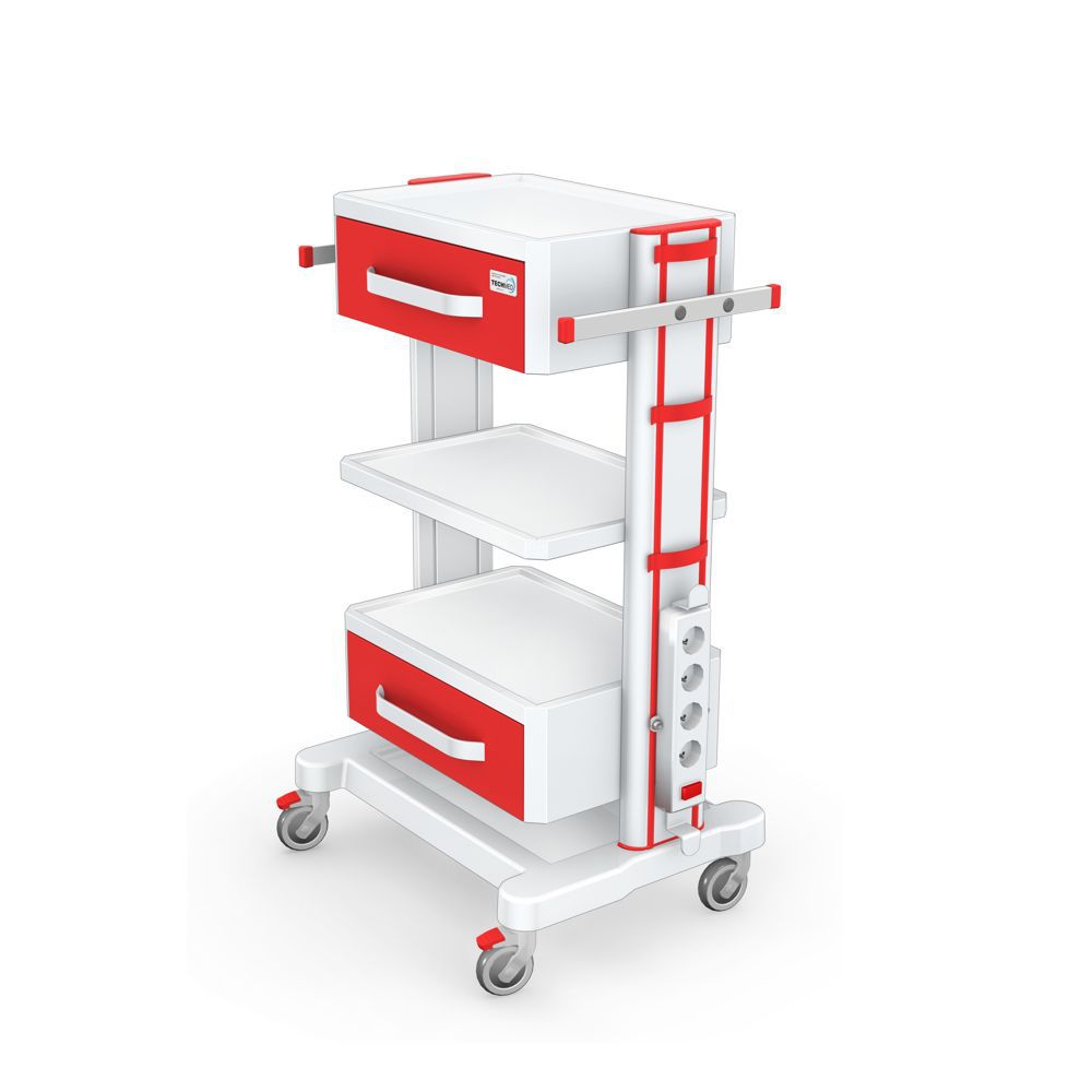 Транспортная тележка - K-1 LUX series - TECHMED - для медицинских ...