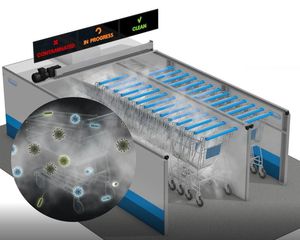 станция обеззараживания для фармацевтической промышленности