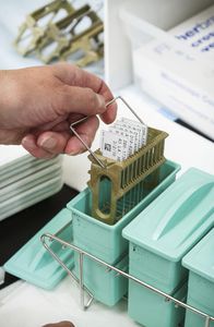 рулон этикеток для предметных стекол для микроскопа