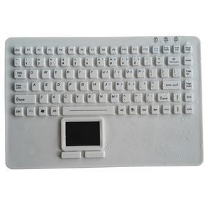Медицинская клавиатура с сенсорной панелью / USB / из силикона / из силиконового каучука