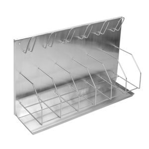стойка для больничных уток из нержавеющей стали 1