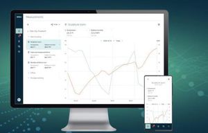 система наблюдения для измерения температуры
