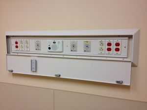 выпускное отверстие для медицинских газов