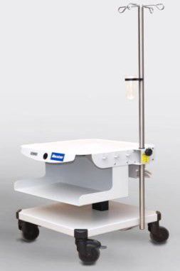 Тележка для медицинского ухода - Dialysis - Extron / Knurr - со штативом для внутривенных вливаний / модульная