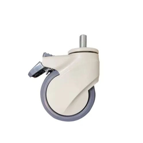 Колесо для больничной кровати - PX504 - Pinxing Medical Equipment - с тормозом / из каучука / поворотный