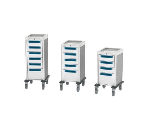 Тележка для медицинского ухода - Bedside Ecoline - Pegasus Medical Concepts - с выдвижным ящиком