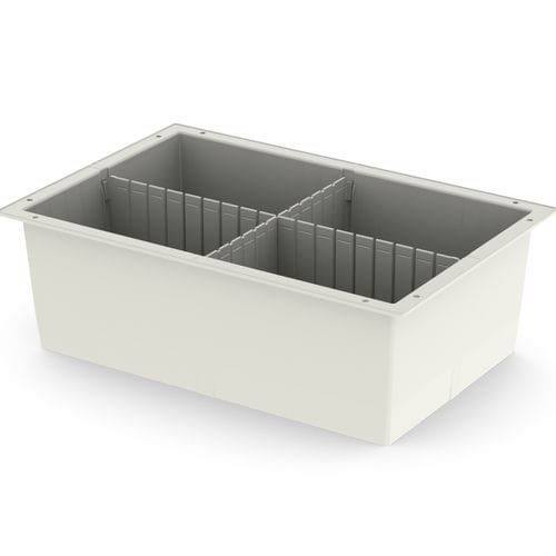 Медицинский поднос - 20X40X60 cm ABD Modular ISO System - Pegasus Medical Concepts - из ABS / модульный