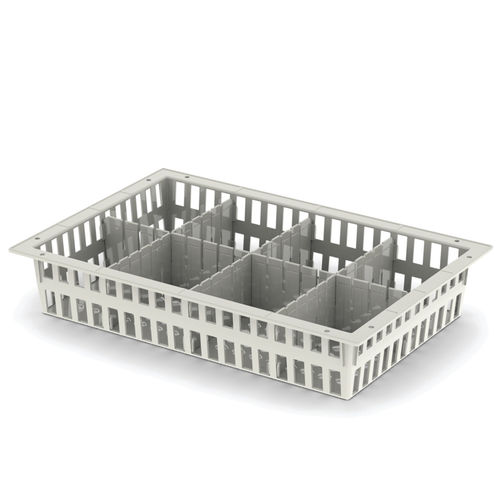 Корзина из ABS - 10X40X60cm ABS Modular ISO System  - Pegasus Medical Concepts - модульный