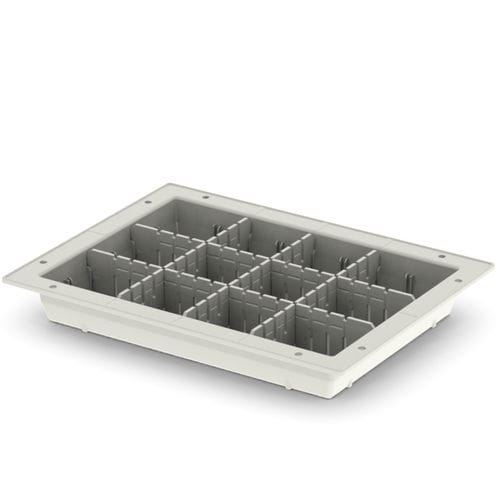 Медицинский поднос - Modular Iso System - ABS Tray 5X30X40cm - Pegasus Medical Concepts - из ABS / модульный
