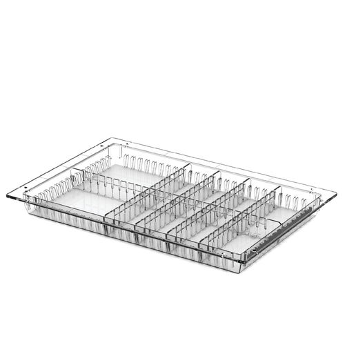 Медицинский поднос - 5X40X60cm Clear Tray - Pegasus Medical Concepts - из поликарбоната / модульный