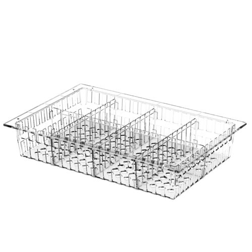 Корзина из поликарбоната - Clear Basket - 10X40X60 cm - Pegasus Medical Concepts - модульный