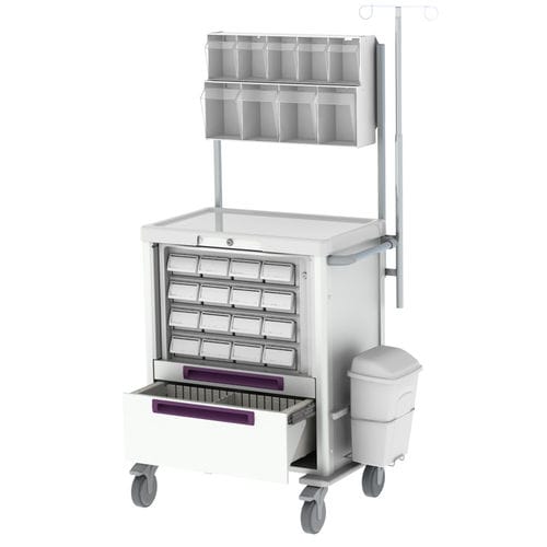 Медицинская тележка - Pegasus Medical Concepts - для больниц / для лекарств / для распределения лекарств