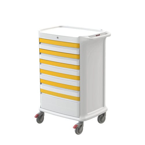 Тележка для больниц - POLY ISO  - Pegasus Medical Concepts - для медикамента / изоляционная / с выдвижным ящиком