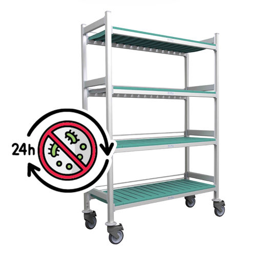 Тележка для больниц - Max Salus Cart - Pegasus Medical Concepts - для стерилизации / для стерильных вещей / для общего применения