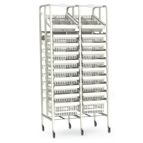 Модульный стеллаж для хранения - Rack System UU - Pegasus Medical Concepts - на роликах / высокая плотность