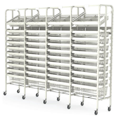 Модульный стеллаж для хранения - Rack System UUUU - Pegasus Medical Concepts - на роликах / высокая плотность