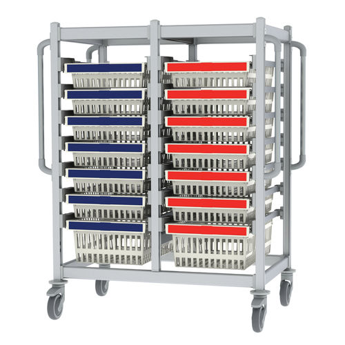 Тележка для больниц - SLS-UU-1640 + Color-Coding - Pegasus Medical Concepts - для общего применения / для лекарств / транспортная