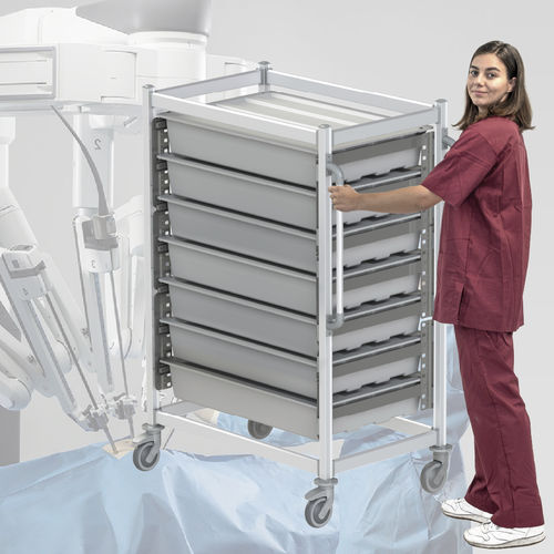 Тележка для операционного зала - Da Vinci arms - Pegasus Medical Concepts - для аппарата / для хранения / мобильная