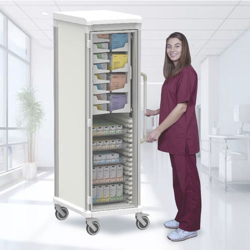 Тележка для наложения швов - Dual-access - Pegasus Medical Concepts - медицинская / хирургическая / для стерильных вещей
