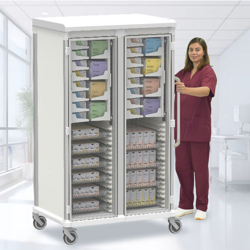 Тележка для наложения швов - Two Columns Dual-access - Pegasus Medical Concepts - медицинская / хирургическая / для инструментов