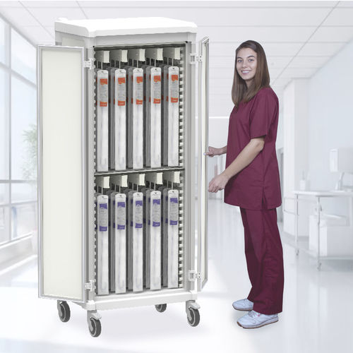 Медицинская тележка - 10 Cath - Pegasus Medical Concepts - для операционного зала / для стерильных вещей / с катетером