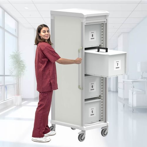 Медицинская тележка - Apollo Med - Pegasus Medical Concepts - для больниц / для общего применения / для медикамента