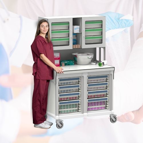 Тележка для гипса - Pegasus Medical Concepts - медицинская / для больниц / для расходных материалов